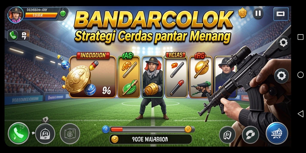 Tampilan gameplay BANDARCOLOK dengan berbagai strategi yang menarik.