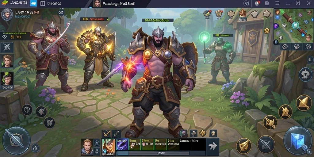 Tampilan gameplay menarik dari LANCAR138 di dunia MMORPG.