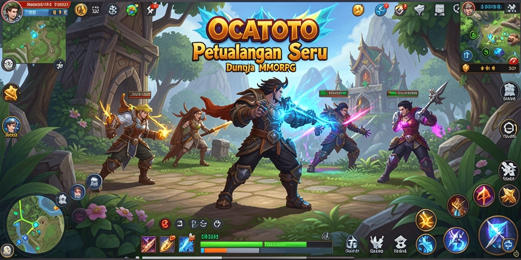 Screenshot gameplay OCATOTO yang menunjukkan petualangan seru dalam MMORPG.