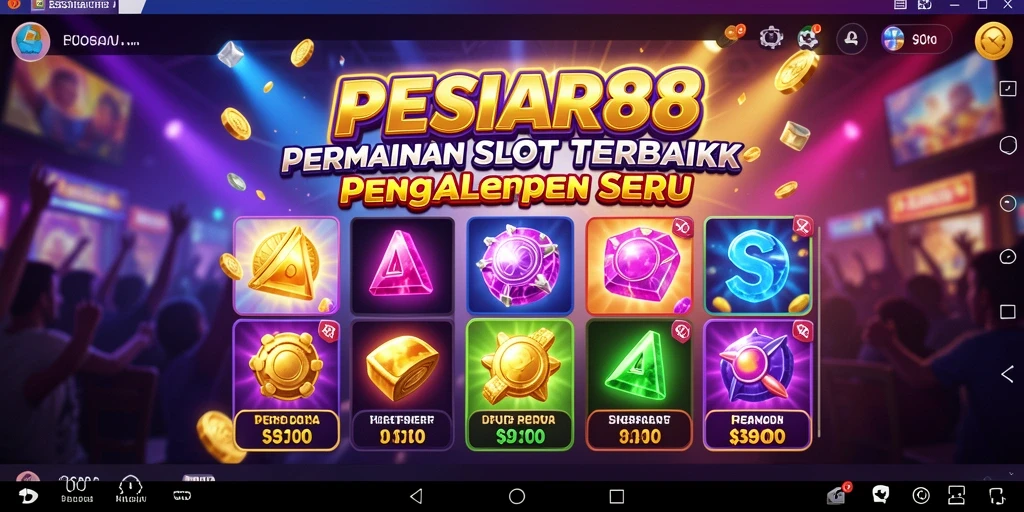 Tampilan gameplay seru di PESIAR88 dengan berbagai tema Slot.