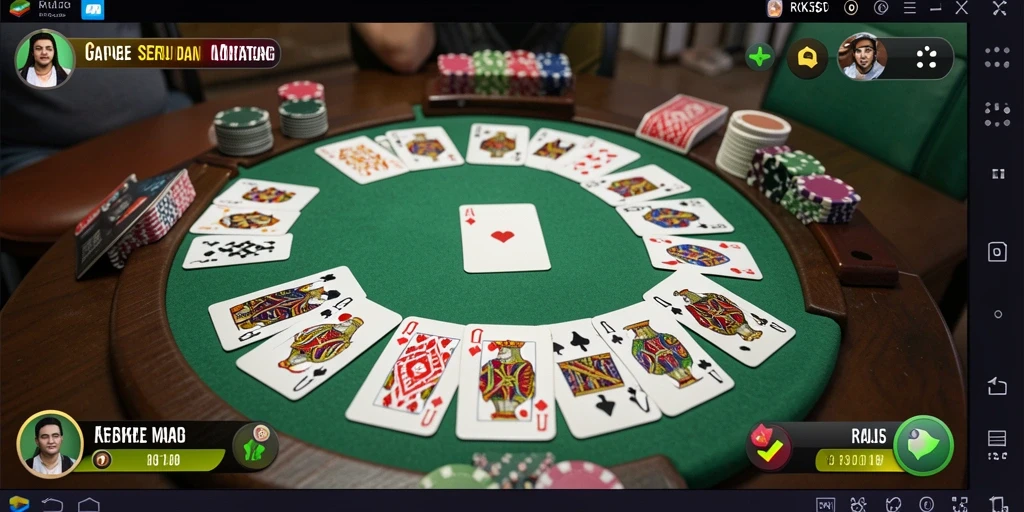Gameplay Gaple yang seru dan interaktif di RK55.