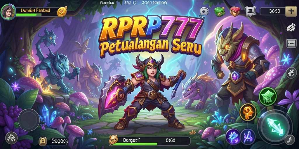 Screenshot gameplay RPRP777 menunjukkan petualangan yang seru dan mendebarkan.