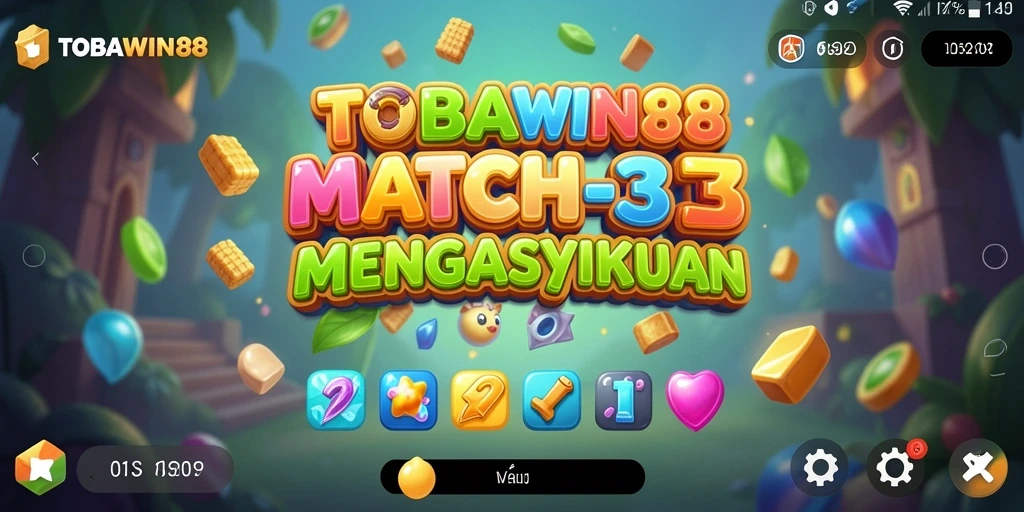 Screenshot gameplay TOBAWIN88 yang menarik dan penuh warna.